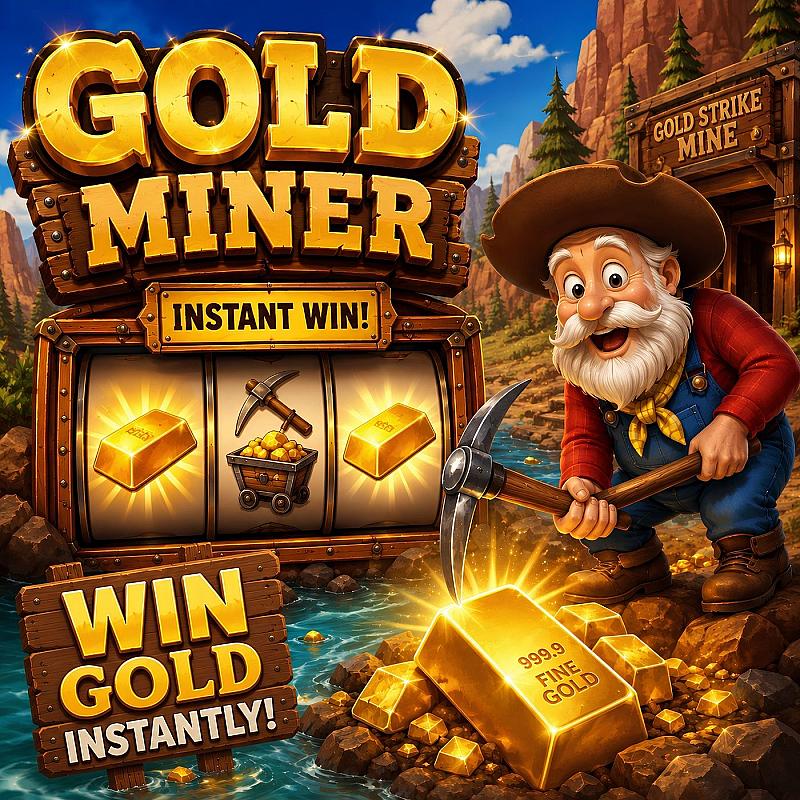Win GOLD Instantly - Over £16,500 of Bars to be won!