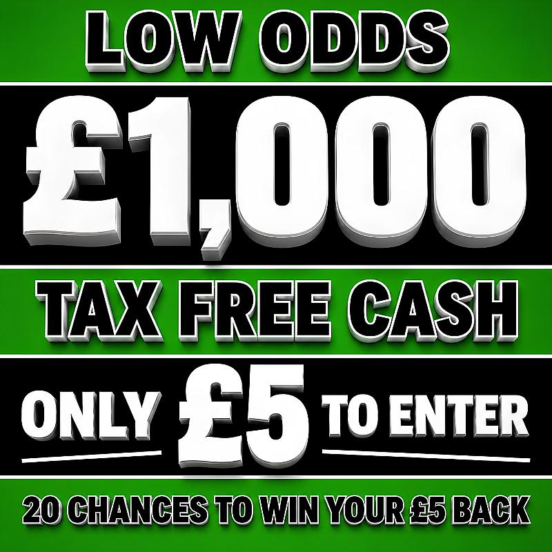 £1000 TAX FREE CASH 
