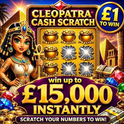 Cleopatra Scratch for Cash - Thumbnail