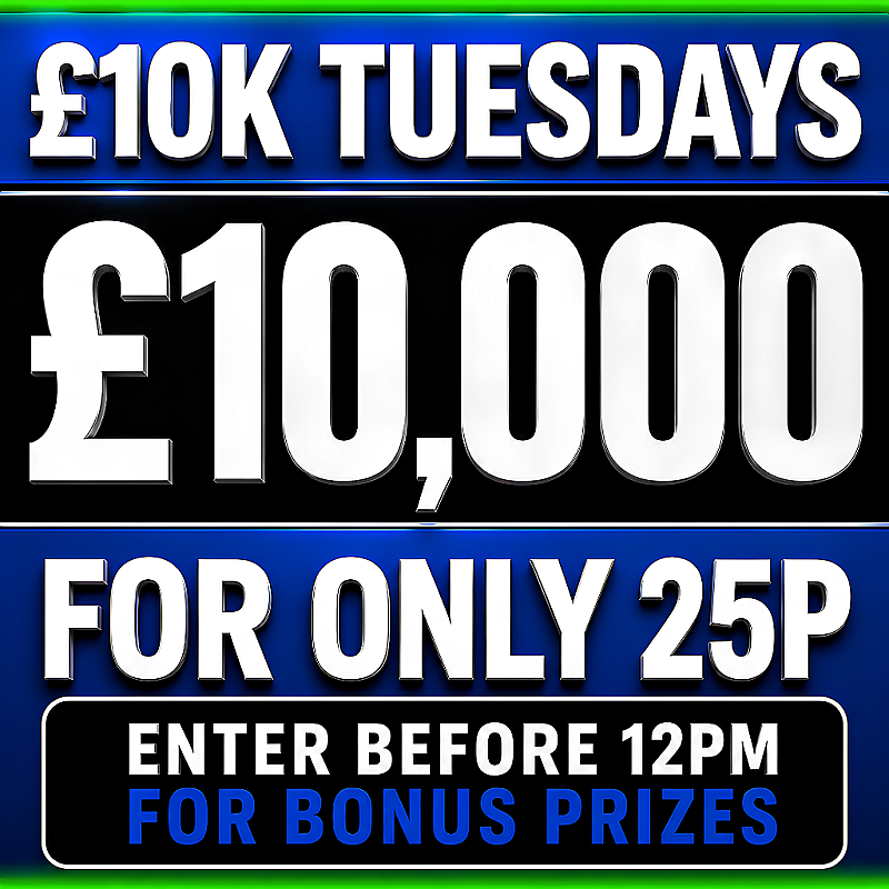 £10,000 For Only 25p