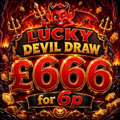 £666 for 6p - Lucky Devil Draw - Thumbnail