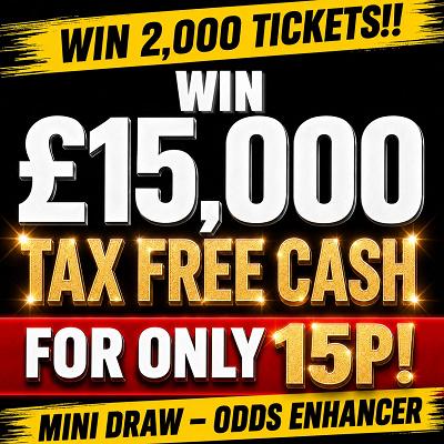 £15,000 Tax Free Cash - Odds Enhancer - Thumbnail
