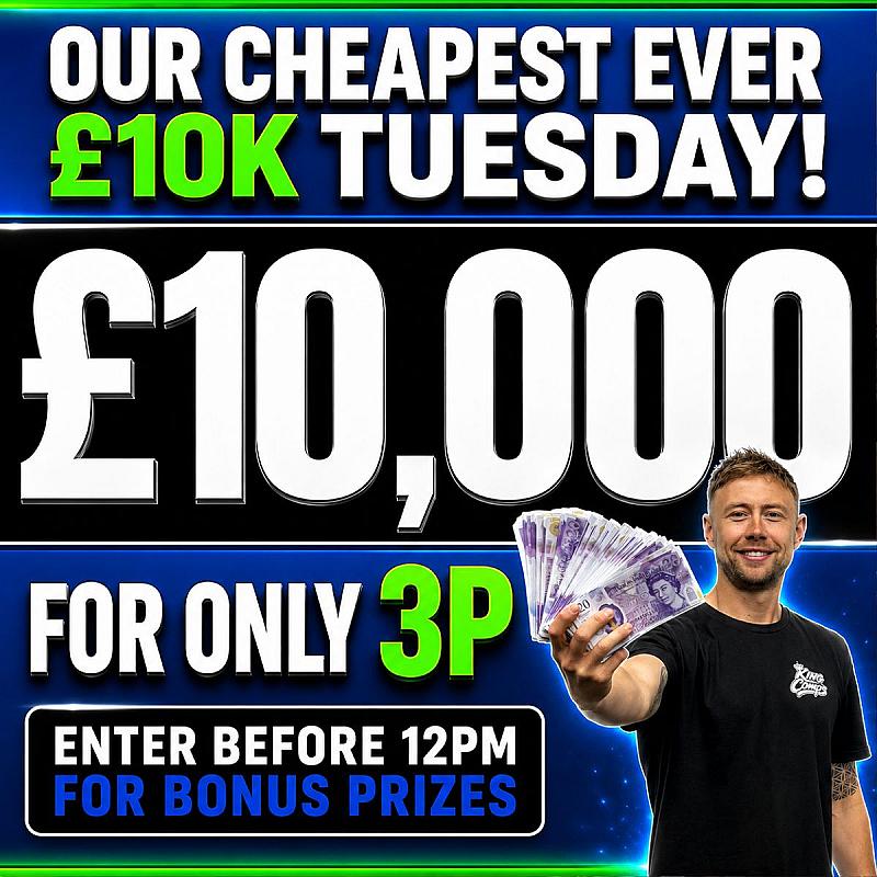 £10,000 For Only 3p