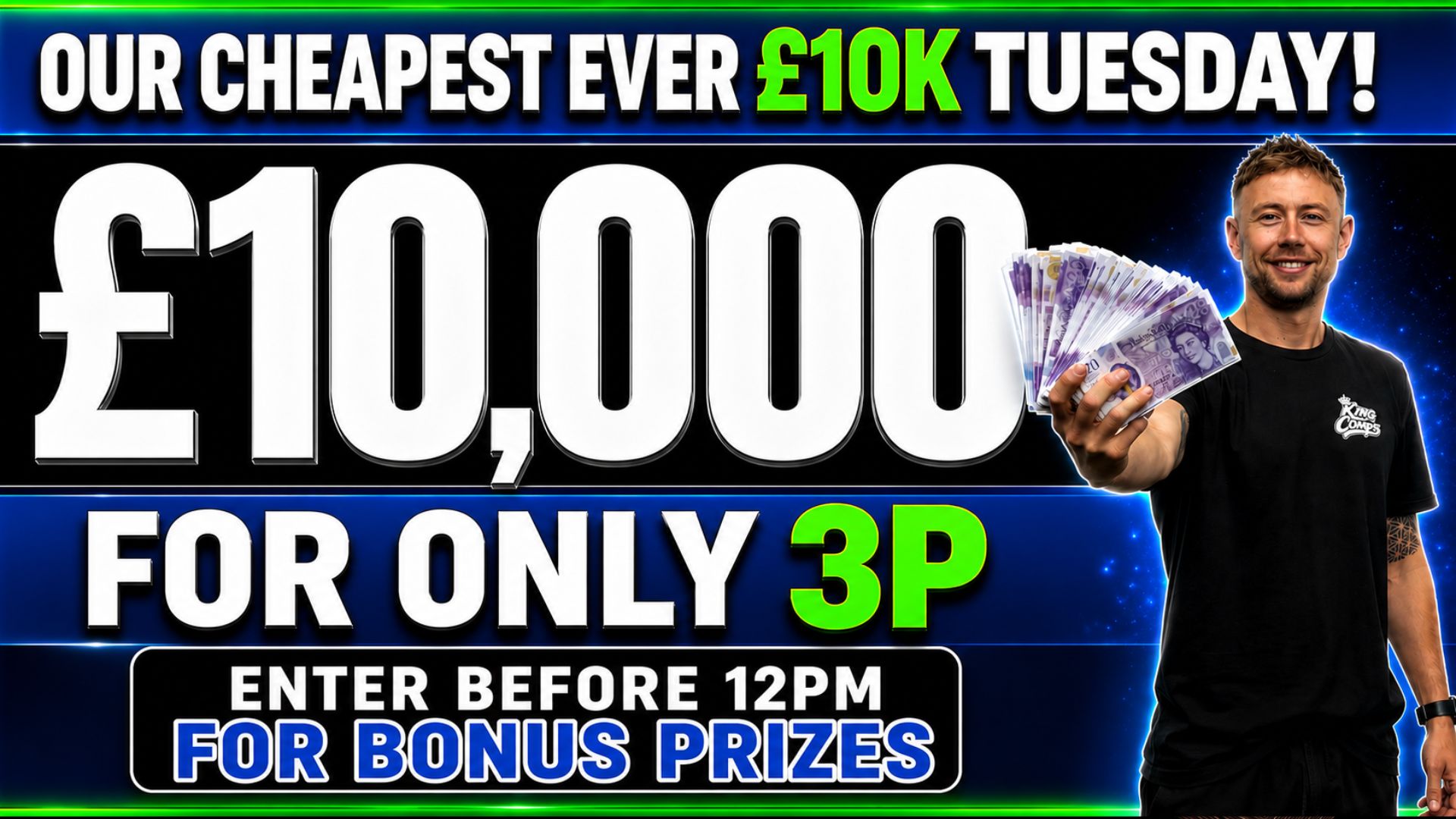 £10,000 For Only 3p