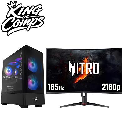 Flux 350 Gaming PC + ACER Nitro 4K Ultra HD 31.5" Gaming Monitor Or £1,450 CASH
