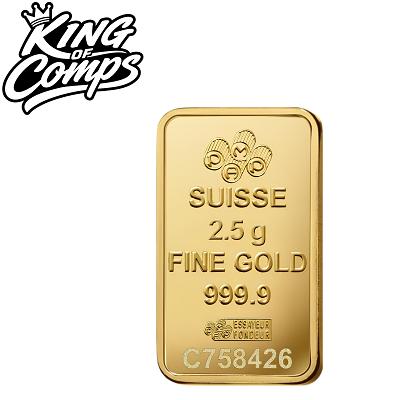 2.5g Gold Bar Or £220 CASH