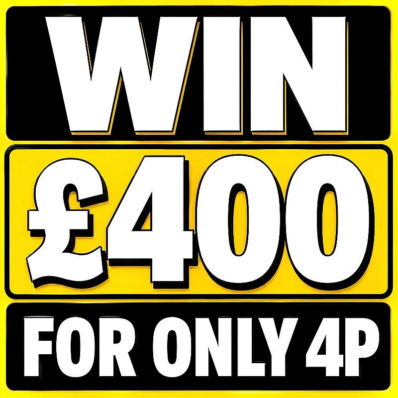 WIN £400 FOR 4P!