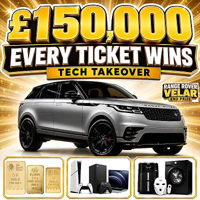 £150,000 Tech Takeover + Range Rover Velar End Prize  - Thumbnail