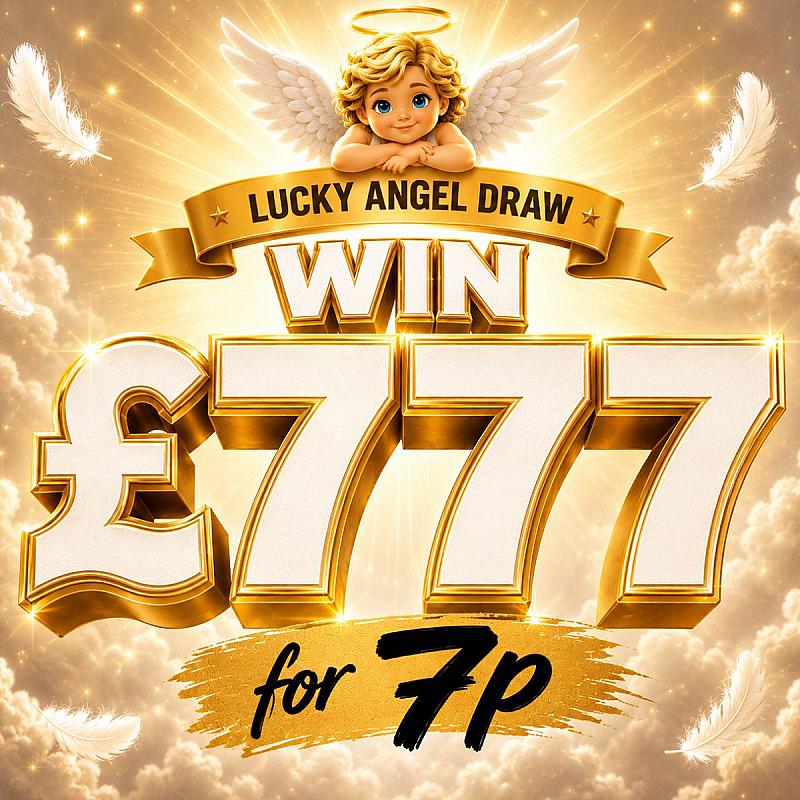 £777 for 7p - Lucky Angel Draw