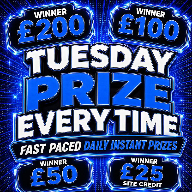 Tuesday Prize Every Time