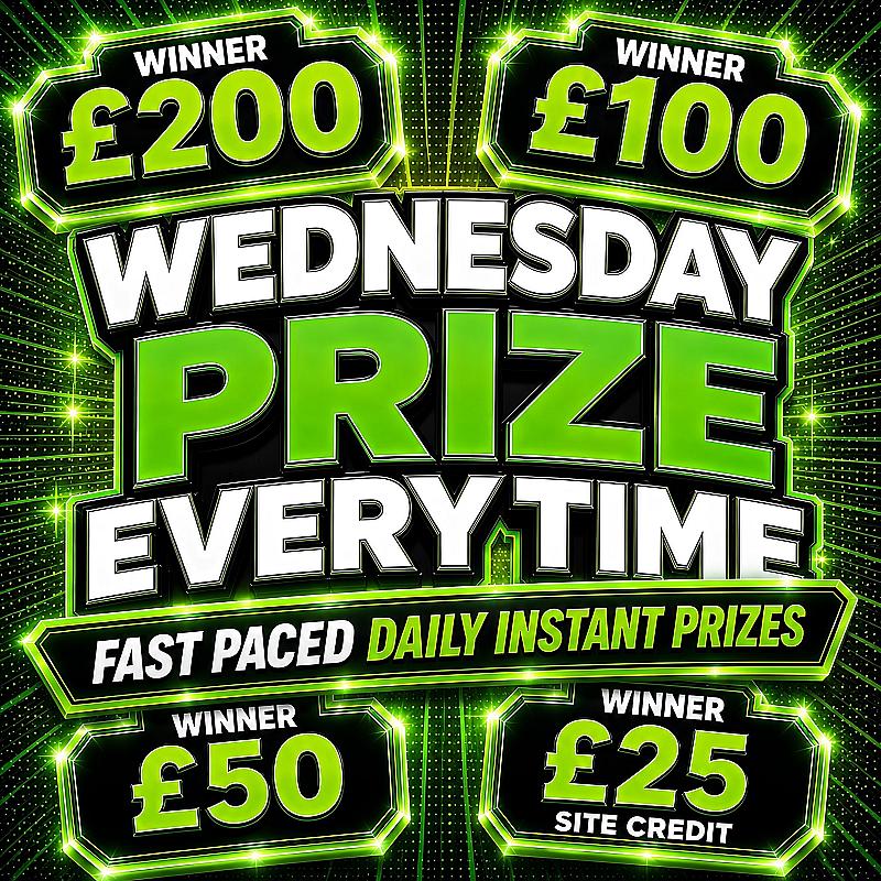 Wednesday Prize Every Time