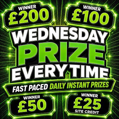 Wednesday Prize Every Time - Thumbnail