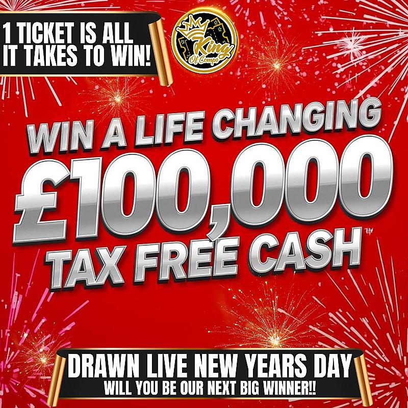 £100,000 TAX FREE CASH