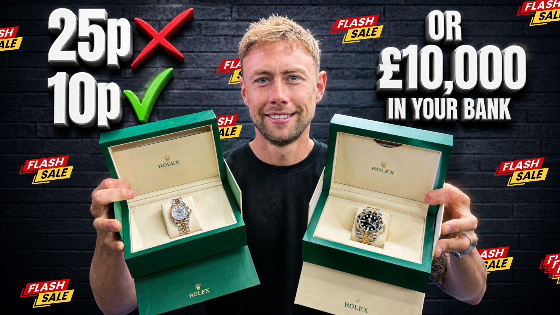 Rolex 40mm GMT Master or 31mm Datejust or £10,000 Tax Free Cash