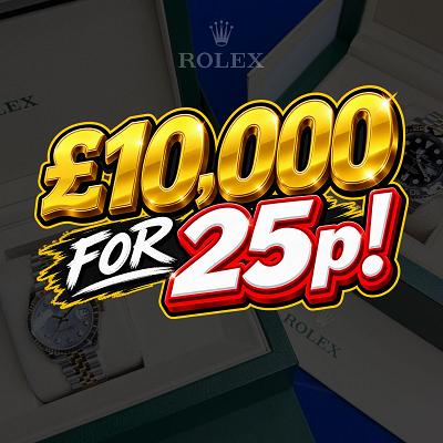 Rolex or £10,000 CASH