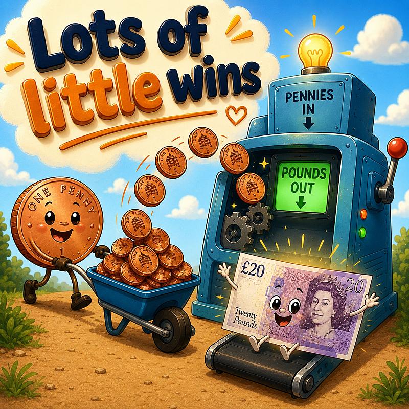 LOTS OF LITTLE WINS FOR 1P