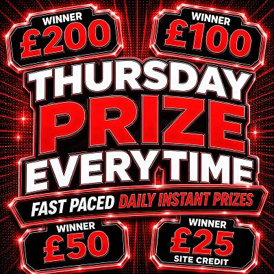 Thursday Prize Every Time