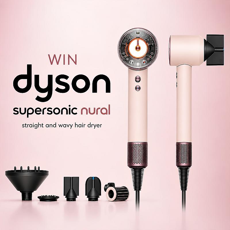 Dyson Supersonic Nural  Straight + Wavy Hair Dryer