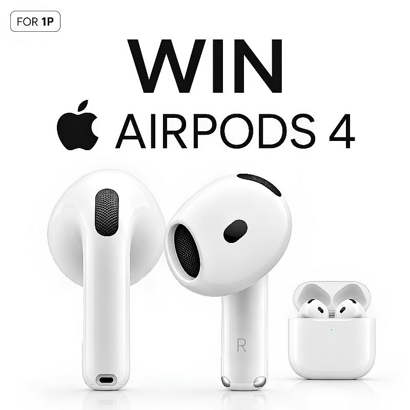 Apple AirPods 4 For 1p!