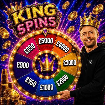 KING SPINS - Win upto £5,000 Instantly! - Thumbnail