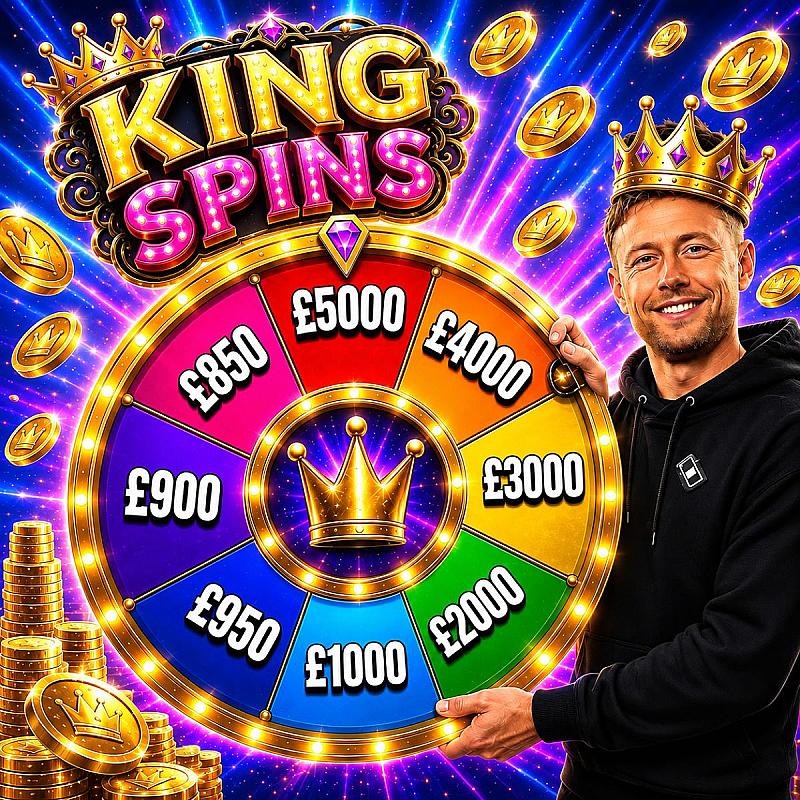 KING SPINS - Win upto £5,000 Instantly!
