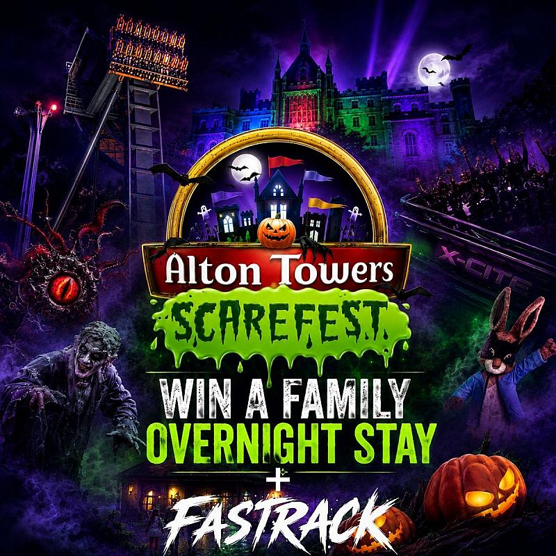Family Stay At Alton Towers Scarefest