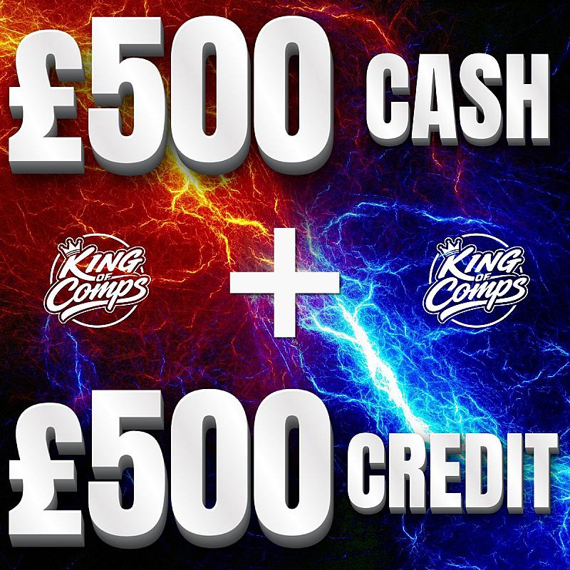 £500 Cash + £500 Site Credit For £1